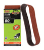 Gator 18 in. L X 3 in. W Aluminum Oxide Sanding Belt 80 Grit Medium 5 pc