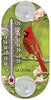 La Crosse Cardinal Window Thermometer Plastic Multicolored