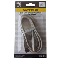 Black Point Products 6 ft. L USB Cable