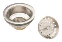 Keeney  3-1/2 in. Chrome  Brass  Sink Strainer