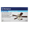 Westinghouse Contempra Trio 42 in.   Brushed Nickel Brown LED Indoor Ceiling Fan