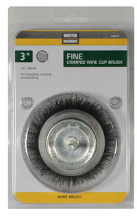 3-Inch Fine Crimped Wire Cup Brush