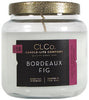 Candle Lite 4274225 14 Oz Bordeaux Fig Clco Jar Candle With Metal Lid (Pack of 3)