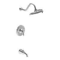 Chrome Posi-Temp(R) tub/shower