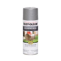 Rust-Oleum Stops Rust Gloss Silver Spray Paint 12 oz. (Pack of 6)