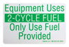 Decal 2-Cycle Fuel Pk25