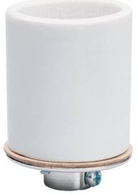 Incandescent Light Socket, Porcelain, Edison Base, Keyless