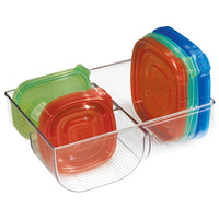 InterDesign  Linus  3-3/4 in. H x 7-3/4 in. W x 11 in. D Lid Organizer