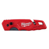 Milwaukee Fastback 7-1/4 in. Press and Flip Folding Utility Knife Red 1 pc