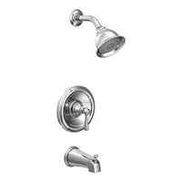 Chrome Posi-Temp(R) tub/shower