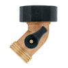 Orbit 58553n Brass Goose-Neck Coupling With Shut-Off