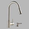 APEX P/D KITCH FAUCET W/SOAP