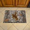 University of Wyoming Camo Rubber Scraper Door Mat