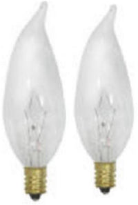 Decorative Incandescent Light Bulb, Clear, 60-Watts, 120-Volt, 4-Pk. (Pack of 6)