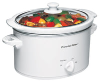 Hamilton Beach 33275Y 3 Quart White Slow Cooker