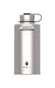 Manna 64 oz Plain Silver BPA Free Insulated Bottle