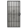 Precision 81-3/4 in. H X 30 in. W Regal Black Steel Security Door