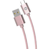 iEssentials USB-C to USB-A Charge and Sync Cable 6 ft. Rose Gold