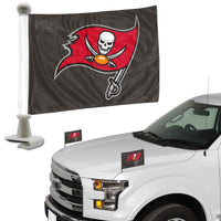 NFL - Tampa Bay Buccaneers Ambassador Car Flags - 2 Pack