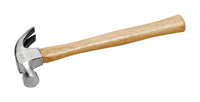 Performance Tool 16 oz Smooth Face Claw Hammer 13 in.   Wood Handle