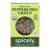 Spicely Organics - Organic Peppercorn - Green - Case of 6 - 0.2 oz.