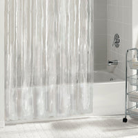 Excell  70 in. H x 72 in. W Clear  Solid  Shower Curtain Liner