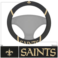 NFL - New Orleans Saints  Embroidered Steering Wheel Cover