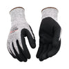 Kinco  CutFlector  Men's  Indoor/Outdoor  Nitrile Coated  Cut Resistant  Gloves  Black/White  XL  1 pair