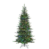 Celebrations 7 ft. Slim LED 300 lights RGB Spruce Color Changing Christmas Tree