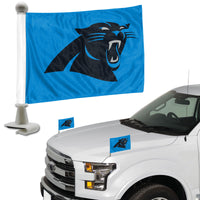 NFL - Carolina Panthers Ambassador Car Flags - 2 Pack