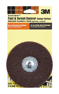 Scotch-Brite  5 in. Aluminum Oxide  Hook and Loop  Paint and Varnish Remover Disc  1 pk