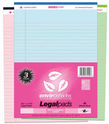 Roaring Spring Paper Company 74100 8-1/2 X 11 Legal Pads Assorted 3 Count