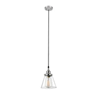 Globe Electric Parker Chrome Metallic 1 lights Pendant Light