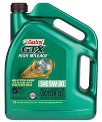 GTX Motor Oil, High-Mileage, 5W-30, 5-Qts. (Pack of 3)