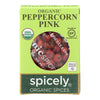 Spicely Organics - Organic Peppercorn - Pink - Case of 6 - 0.15 oz.