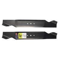 MaxPower 42 in. Standard Mower Blade Set For Riding Mowers 2 pk