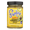 Frontera Foods Salsa - Especial Avocado Tomatillo Salsa - Roasted Garlic and Serrano - Case of 6 - 12.5 oz.