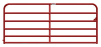 Heavy Duty Gate, 6-Rail, Red, 12-Ft.