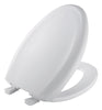 Mayfair  Slow Close Elongated  White  Plastic  Toilet Seat