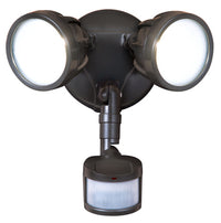 All-Pro Motion-Sensing Hardwired LED Bronze Security Light