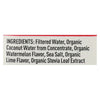 Nooma Electrolite Drink - Organic - Watermelon Lime - Case of 12 - 16.9 fl oz