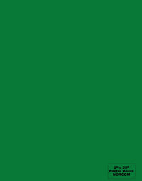 Norcom 79872-25 22 X 28 Green Poster Board (Pack of 25)