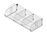 Southern Imperial 9 H x 16 W x 48 L Chrome Black Grid System Basket Display (Pack of 4)