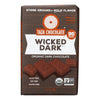 Taza Chocolate Stone Ground Organic Dark Chocolate Bar - Wicked Dark - Case of 10 - 2.5 oz.