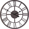 Gardman 21.5 in. L X 21.5 in. W Indoor and Outdoor Analog Wall Clock Stainless Steel Black