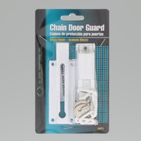 Ultra Hardware 2 in. H X 3 in. L White Steel Chain Door Guard