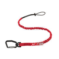 Milwaukee  Nylon/Stainless Steel  Red  Locking Tool Lanyard  1 pk