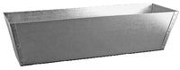 Mud Pan, Galvanized Steel, 12-In.