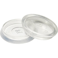 Furniture Cups, Clear Plastic, Round, 1-7/8-In. ID, 4-Pk.