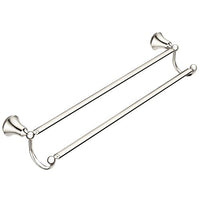 POLISHED NICKEL 24" DOUBLE TOWEL BAR